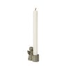 Kerst kandelaar engel - groen - 5.8x4.5x6 cm