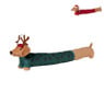 Kerst tochtstopper teckel - 90 cm - diverse varianten