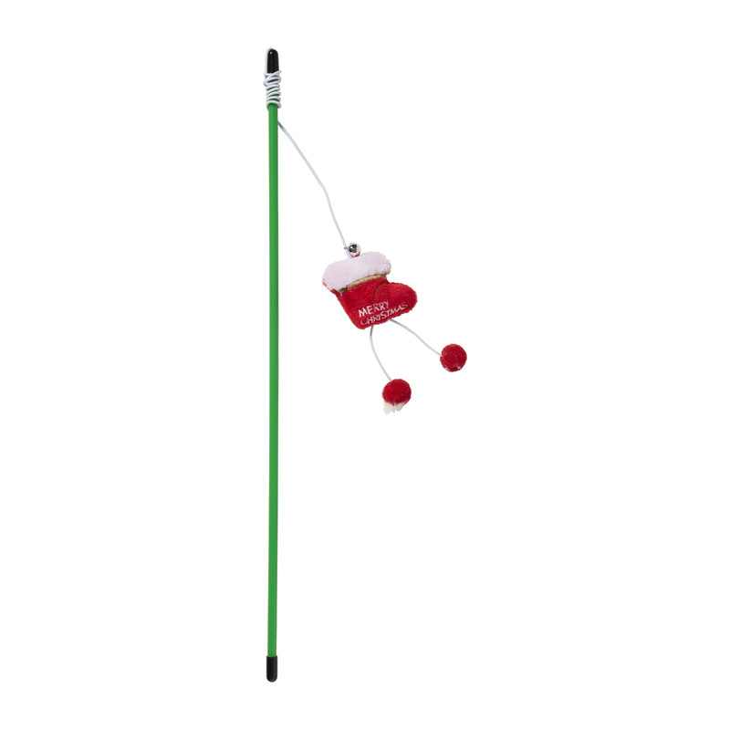 Kerst kattenspeeltje - rood/groen - diverse varianten