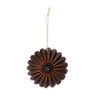 Kersthanger bloem - rood/roze - set van 3 