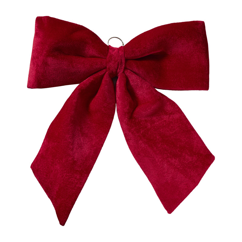 Kerststrik - rood - 48x56 cm 