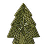 Kerstboom keramiek ster groot - groen - 19.3x16x5 cm