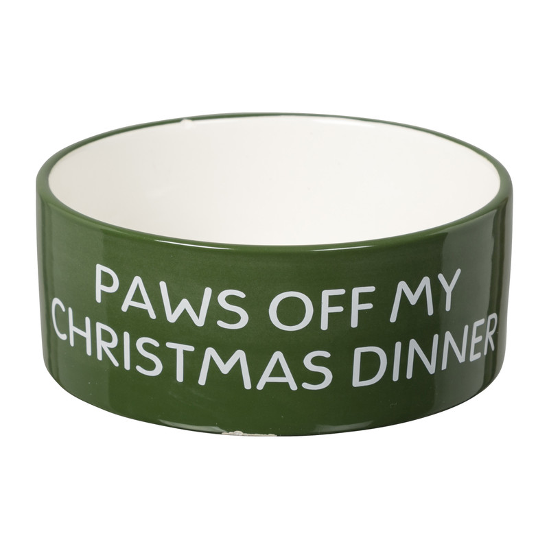 Voerbak kerst - groen - Ø16 cm