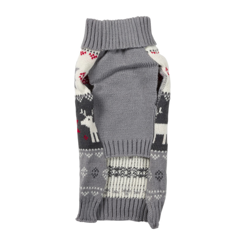 Kersttrui voor dieren - grijs