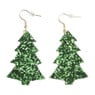 Oorbellen xmas tree - diverse kleuren