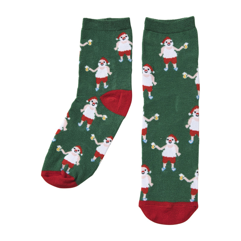 Kerstsokken bier - maat 39/42