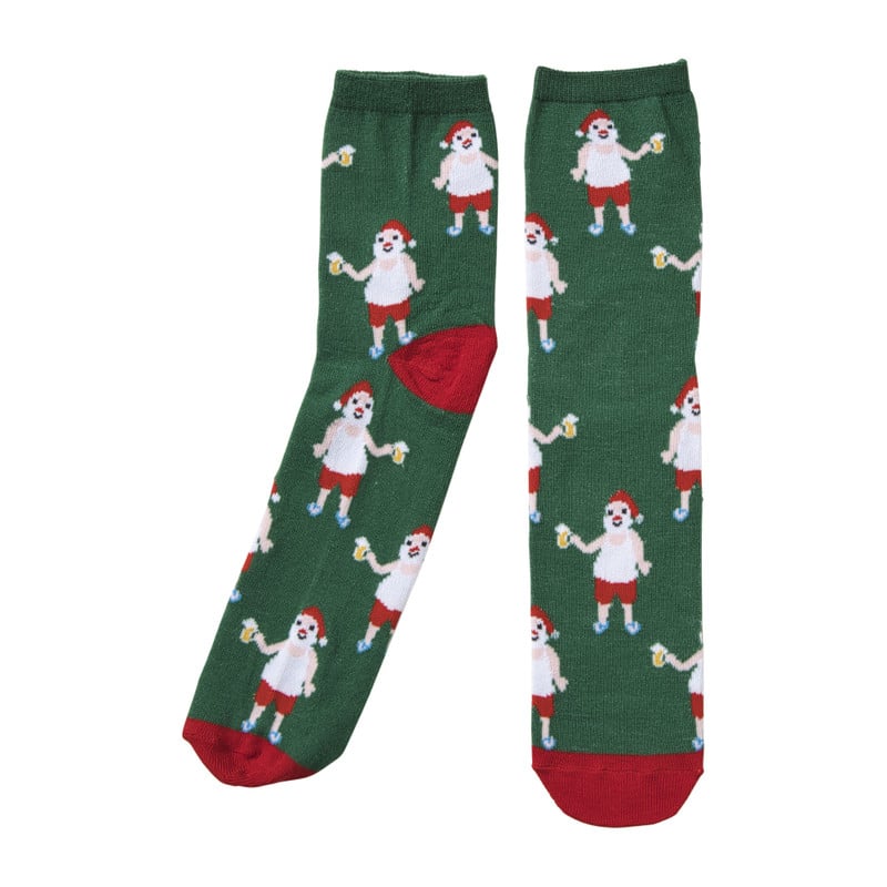 Kerstsokken bier - maat 43/46