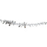 Guirlande sterren - zilver - 500 cm