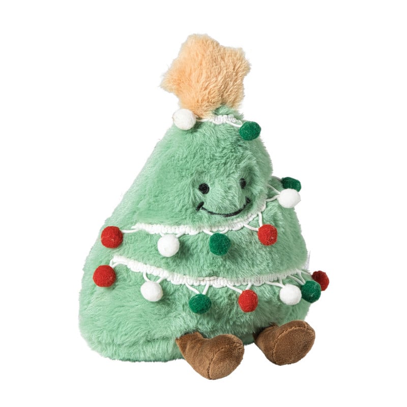 Kerstknuffel kerstboom - multikleur