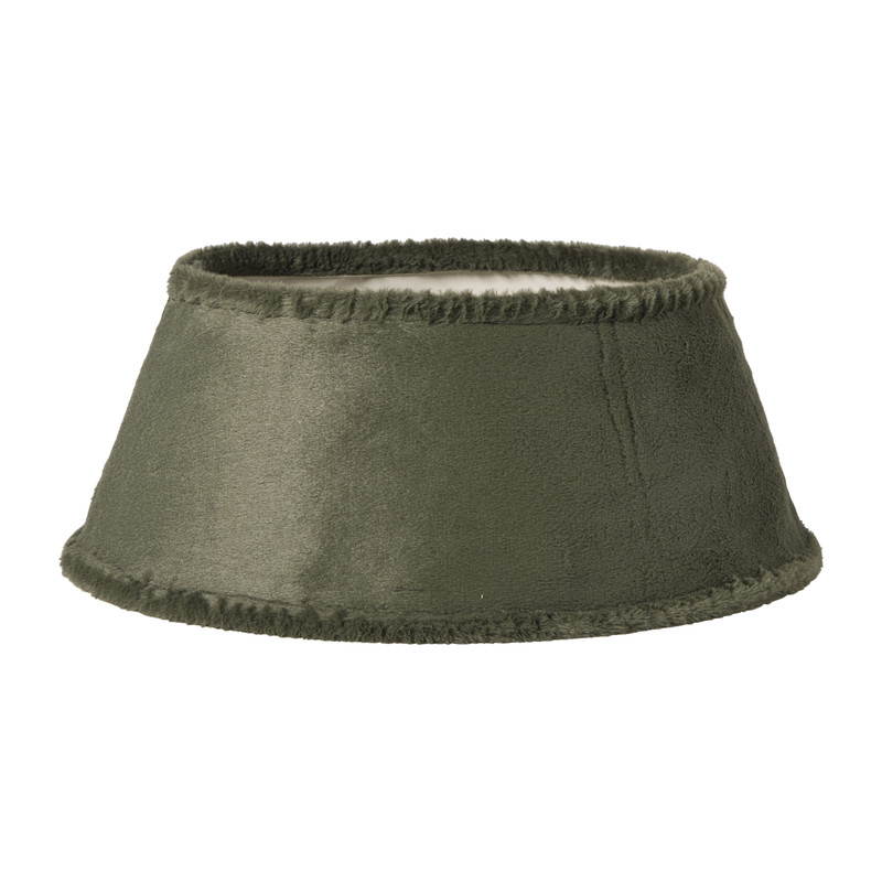 Kerstboom rok velvet - groen - ø55x23 cm