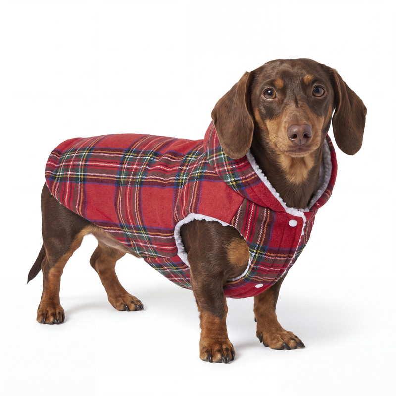 Kerst dierenpakje - rood - maat S/M