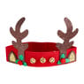 Haarband rendier - rood/wit