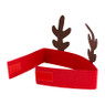 Haarband rendier - rood/wit