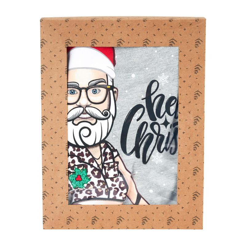 Kersttrui santa selfie - M/L