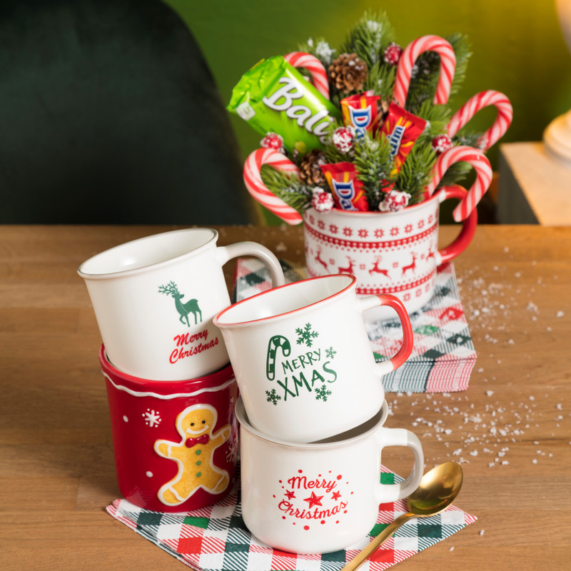 Servetten tartan mix - multikleur - set van 20 - 33x33 cm 