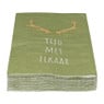 Kerstservetten rendier - groen/goud - set van 15 - 33x40 cm 