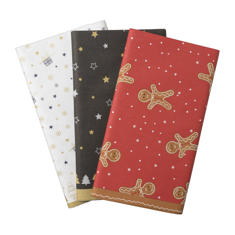 Papieren tafelkleed - gingerbread - 138x220 cm