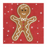 Servetten gingerbread - set van 20 - 33x33 cm