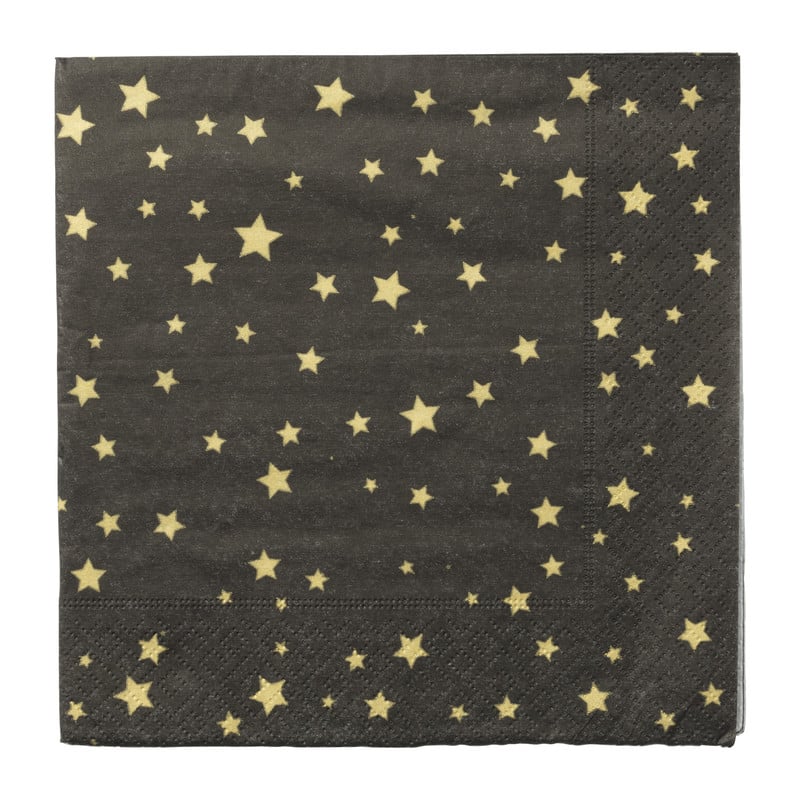 Servet sterren - diverse varianten - 33x33 cm