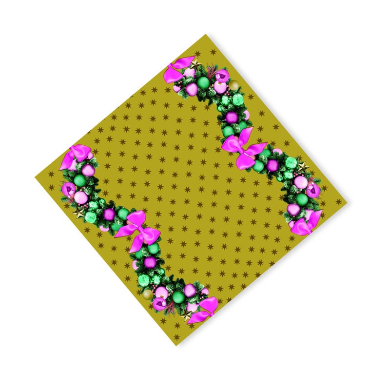 3-in-1 rol Giraf - goudkleurig - 40x480 cm