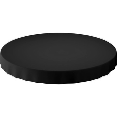 Tafellaken rond - zwart - ø180 cm