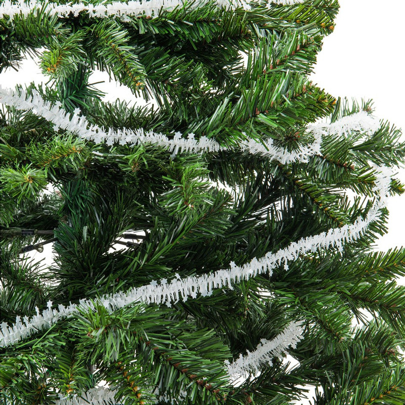 Guirlande sterren - wit - 500 cm