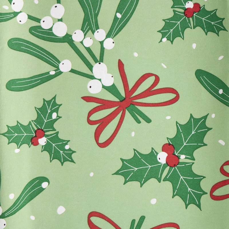 Tafelkleed mistletoe - groen - 138x220 cm