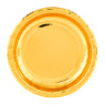 Papieren bordjes goud - Ø18cm - set van 8
