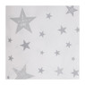 Duni tafelkleed - star silver - 138x220 cm