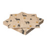 Duni servetten - rendier - 33x33 cm
