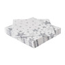 Duni servetten - star silver - 33x33 cm