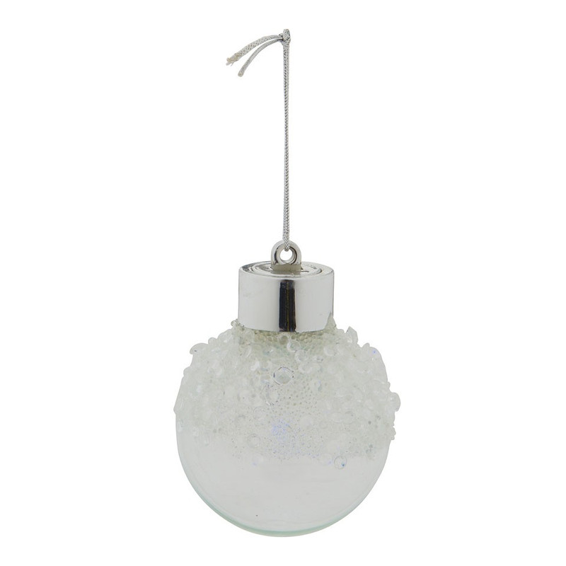 Kerstbal met verlichting - 6 cm
