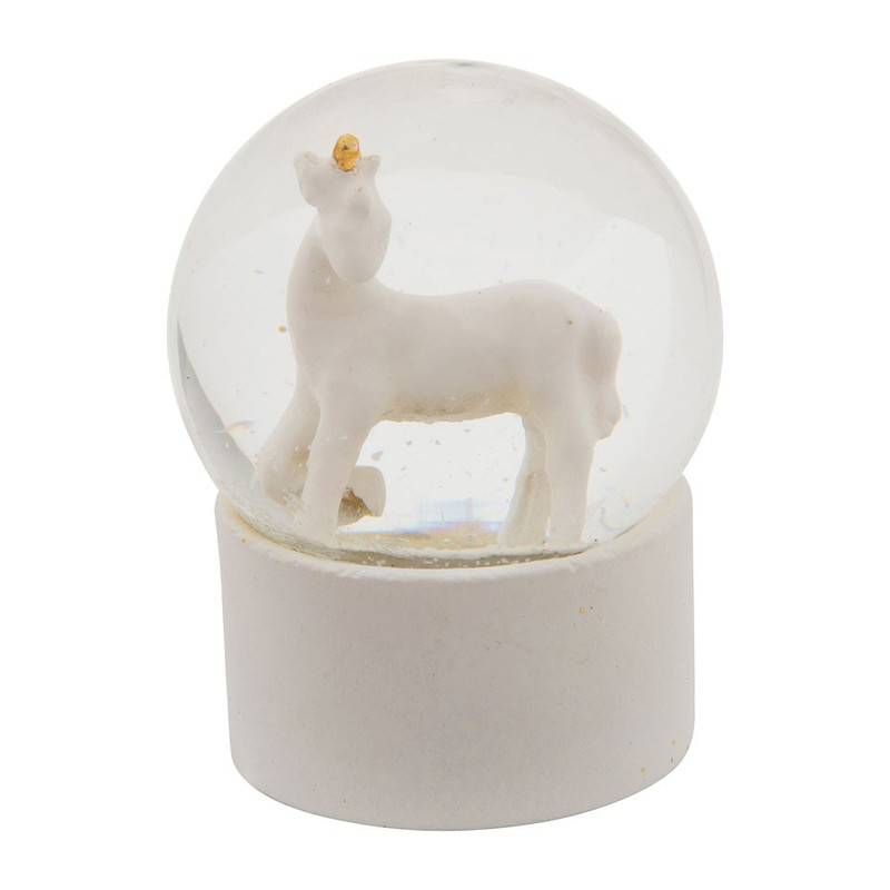 Sneeuwbol - unicorn - 4x5 cm