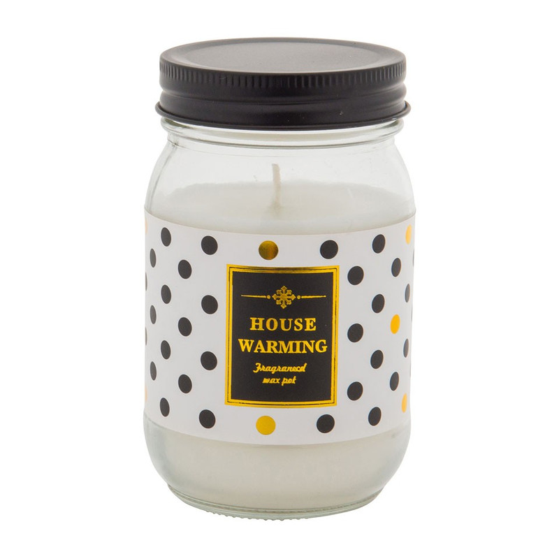 Kaars in pot - 7.5x12.5 cm