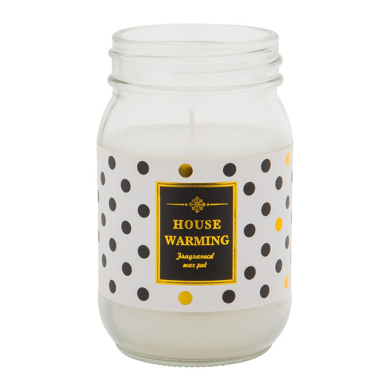 Kaars in pot - 7.5x12.5 cm