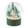 Sneeuwbol met reindier, huis & bomen - ø10 cm 