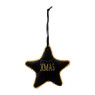Kersthanger xmas - zwart/goud