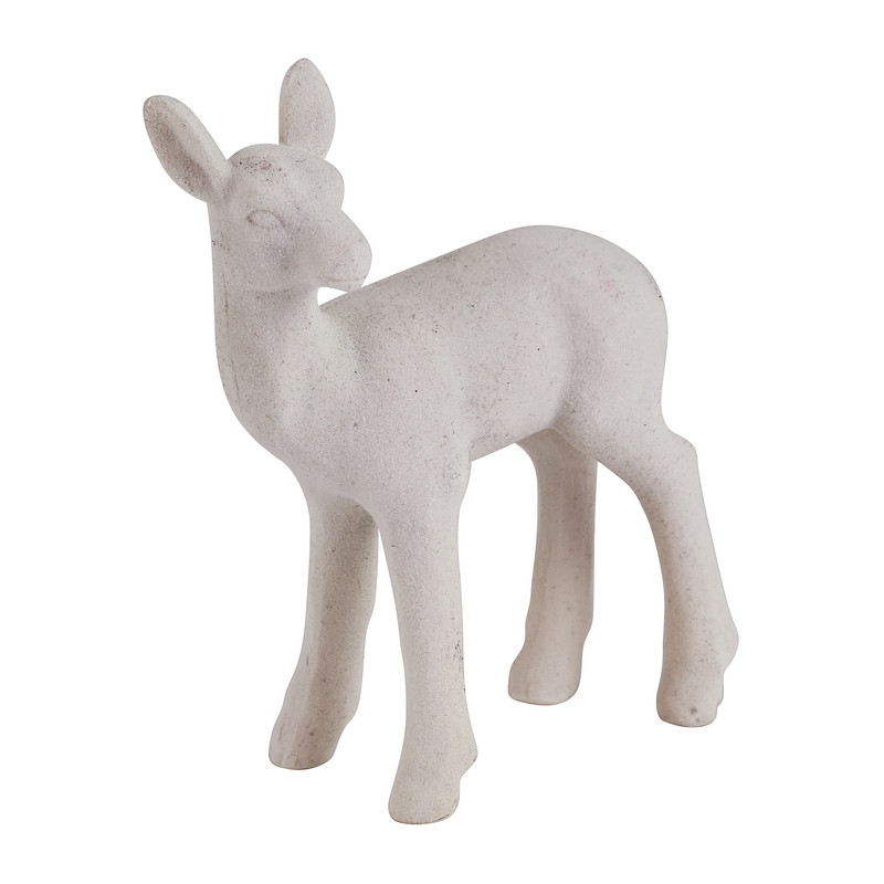 Hert - Wit - 12,5 cm