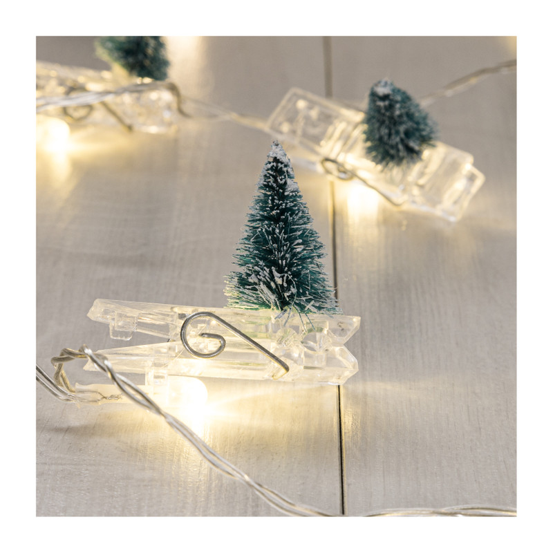 Kerstverlichting knijpers - kerstboom - 1.65 meter