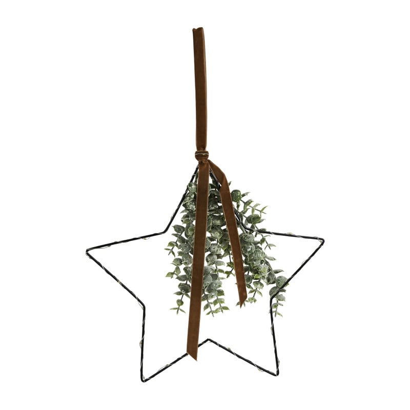 Metalen ster met verlichting - ø30 cm 