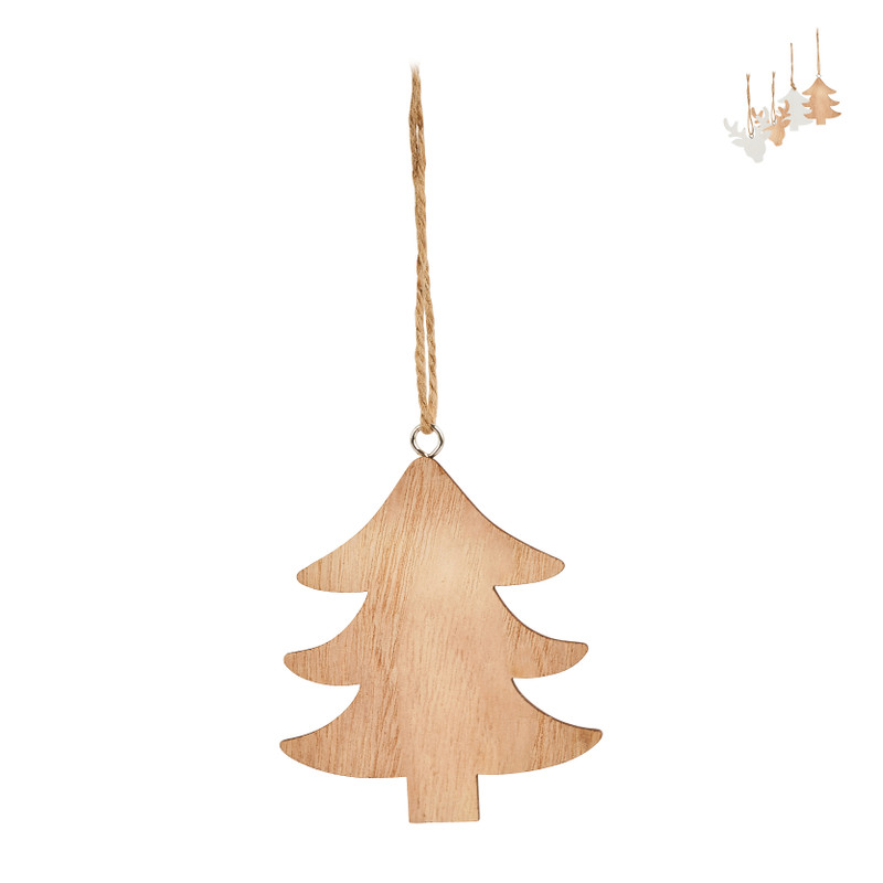 Kersthanger hout - diverse varianten 