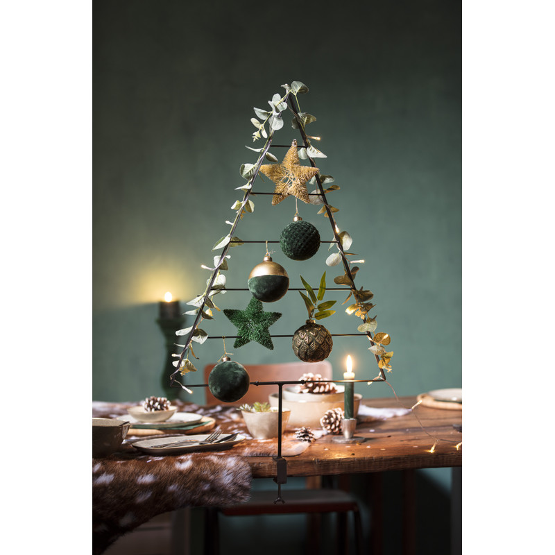 Tafelclip kerstboom - 45x3.5x80 cm 