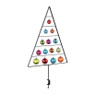 Tafelclip kerstboom - 45x3.5x80 cm 