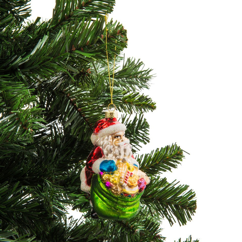 Kersthanger - kerstman - 8x12 cm