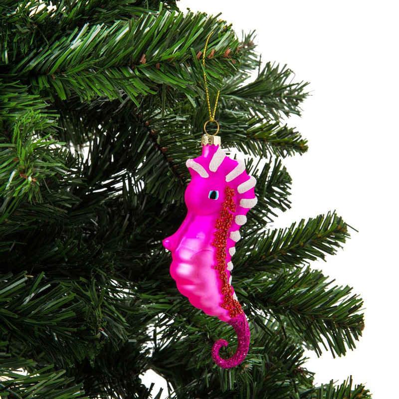 Kersthanger - zeepaard - 5x14 cm