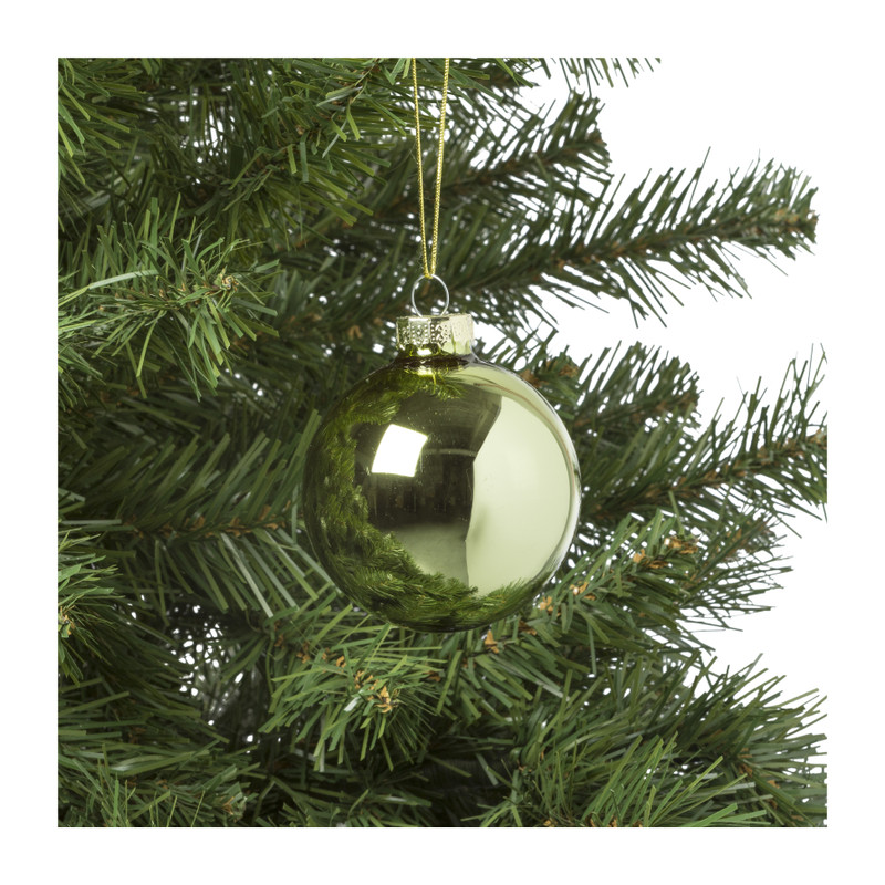 Kerstbal box - set van 8 - ø7 cm