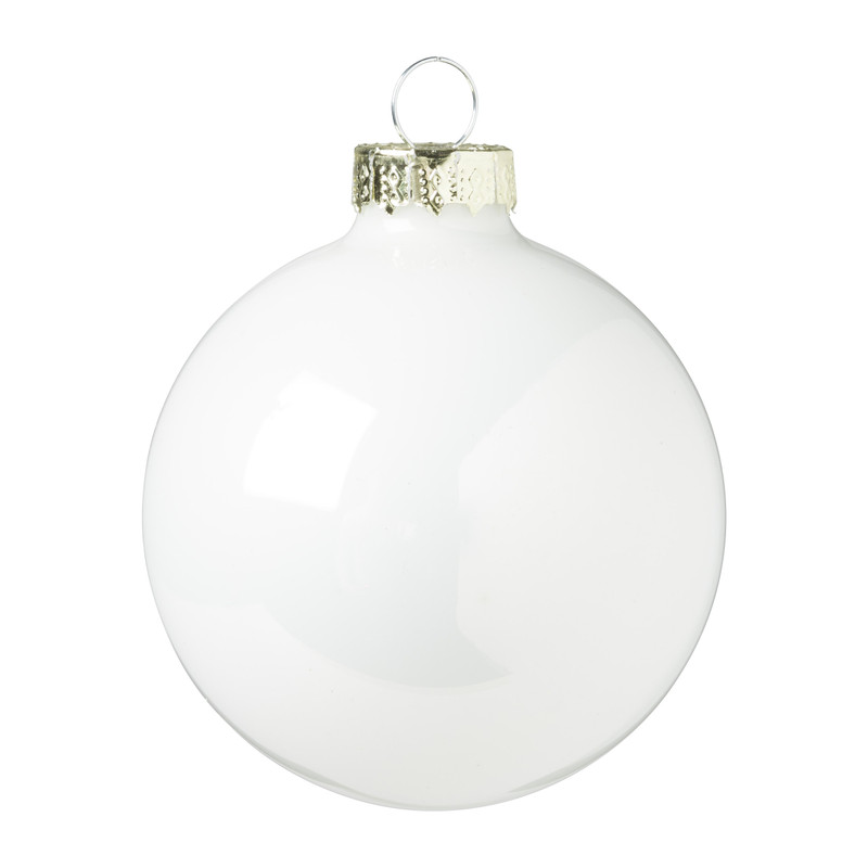 Kerstbal box - set van 8 - ø7 cm