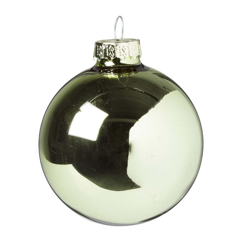 Kerstbal box - set van 8 - ø7 cm