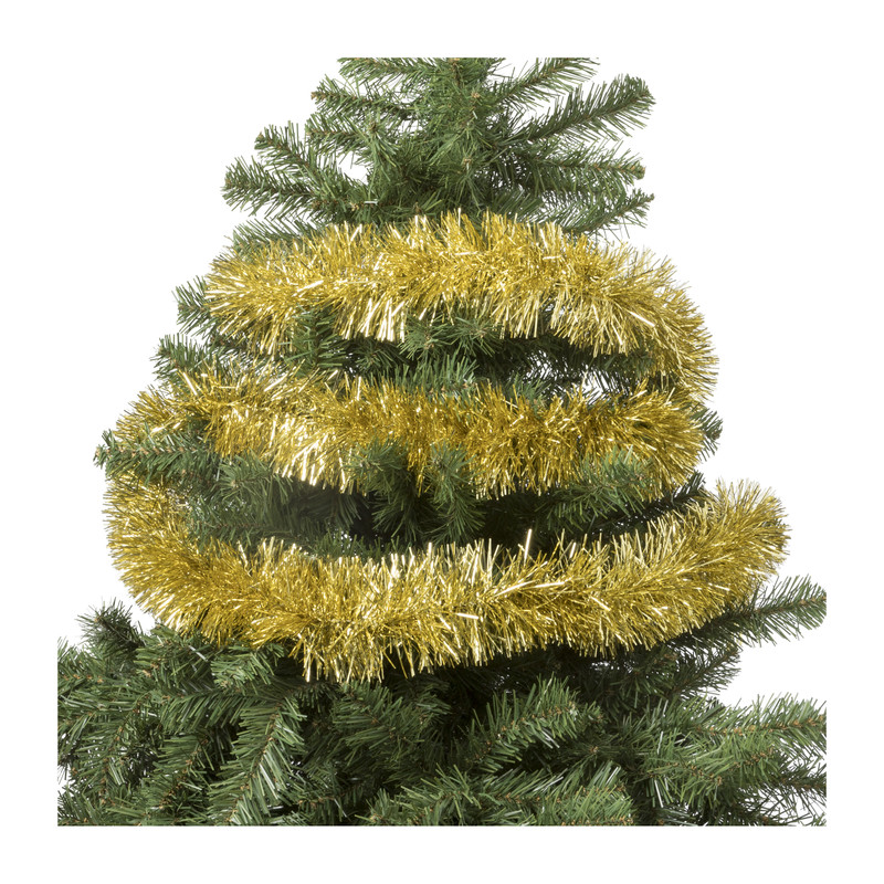 rollen veld Feest Kerstboom slinger - goudkleurig - 2 meter | Xenos