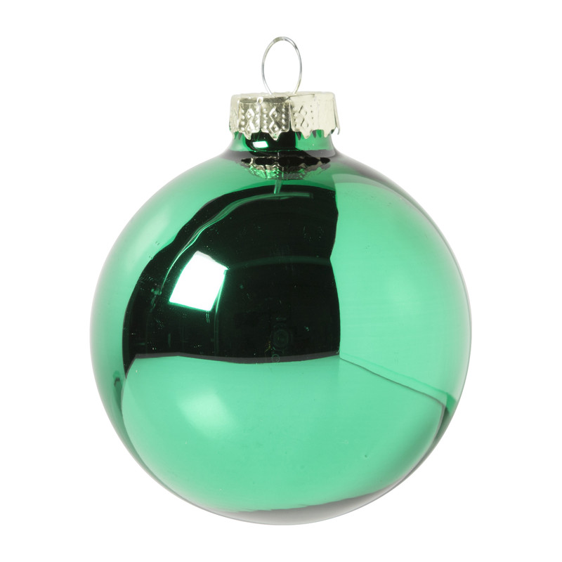 Kerstbal box boho - multikleur - set van 8